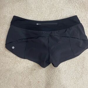 Lululemon hotty hot low rise shorts. Excellent condition. Great deal.